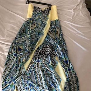 Hi Low Strapless dress